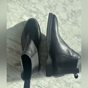 Zara Black Leather Men's Boots